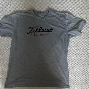 Titleist Gray Short Sleeve Tee